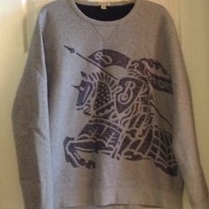 !!Black Friday !!!Burberry Equestrian Sweater